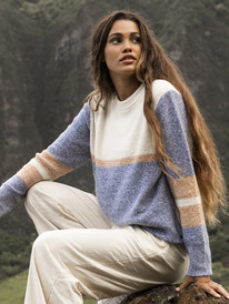 roxy, Real Groove Tricot pour Femme, BIJOU BLUE (bng0) Real Groove - Jumper for Women ERJSW03540