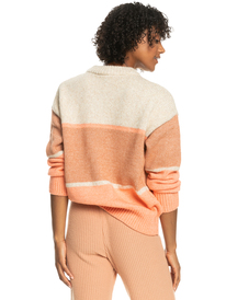 roxy, Too Far Crew Neck Sweater, TAPIOCA (teh0) TOO FAR ERJSW03547