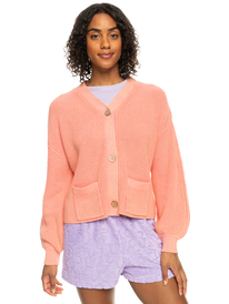 1 Coastal Relax - Cardigan für Frauen Rosa ERJSW03553 Roxy