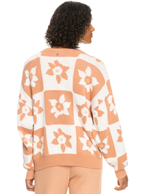 roxy, Million Glory - Cardigan for Women, SNOW WHITE ONE LOVE CHECK (wbk7) Million Glory - Cardigan for Women ERJSW03557