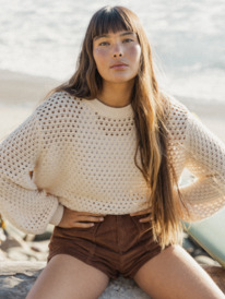 0 California Lover Sweater Beige ERJSW03569 Roxy