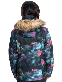 roxy, Сноубордическая куртка Jet Ski, TRUE BLACK PENSINE (kvj6) Jet Ski - Snow Jacket for Women ERJTJ03319