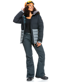 8 Quinn Insulated Snow Jacket Black ERJTJ03322 Roxy