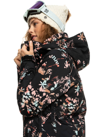 5 ROXY Jetty 2022 - Insulated Snow Jacket for Women Black ERJTJ03354 Roxy