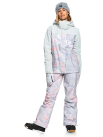 8 ROXY Jetty 2022 - Veste de snow isolante pour Femme Gris ERJTJ03357 Roxy