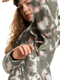 3 Jet Ski - Isolierte Schneejacke für Frauen Beige ERJTJ03361 Roxy