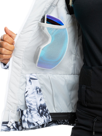 6 Jet Ski Insulated Snow Jacket White ERJTJ03361 Roxy