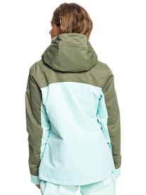 roxy, Free Jet Block 2022 - Casaco técnico para a neve para Mulher, FAIR AQUA (bdy0) Free Jet Block 2022 - Technical Snow Jacket for Women ERJTJ03362