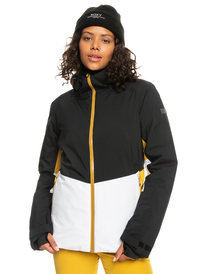 1 Peakside - Veste de snow isolante pour Femme Noir ERJTJ03366 Roxy
