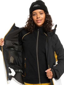 6 Peakside - Veste de snow isolante pour Femme Noir ERJTJ03366 Roxy