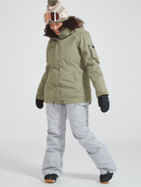 4 Meade Insulated Snow Jacket Beige ERJTJ03367 Roxy