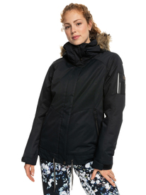 11 Meade Insulated Snow Jacket Black ERJTJ03367 Roxy