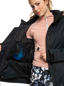 15 Meade Insulated Snow Jacket Black ERJTJ03367 Roxy
