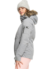 1 Meade 2022 - Isolierte Schneejacke für Frauen Grau ERJTJ03367 Roxy