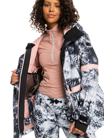 6 Ritual Insulated Snow Jacket Black ERJTJ03368 Roxy