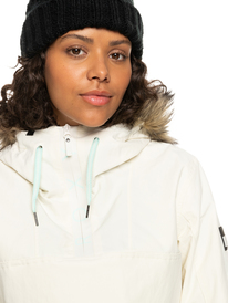 3 Shelter 2022 - Isolierte Schneejacke für Frauen Weiss ERJTJ03370 Roxy