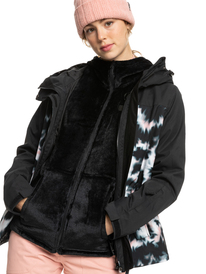 5 Roxy Jetty 3-in-1 Insulated Snow Jacket Black ERJTJ03371 Roxy