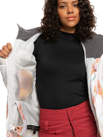 4 Jet Ski Premium 2022 - Isolierte Schneejacke für Frauen Weiss ERJTJ03375 Roxy