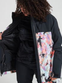 3 Stated Insulated Snow Jacket Black ERJTJ03377 Roxy
