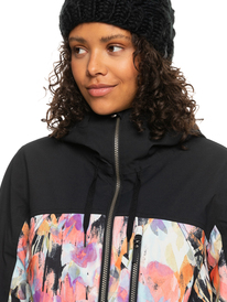 10 Stated Insulated Snow Jacket Black ERJTJ03377 Roxy