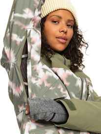 10 Stated 2022 - Veste de snow isolante pour Femme Beige ERJTJ03377 Roxy