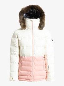 9 Quinn Insulated Snow Jacket White ERJTJ03378 Roxy
