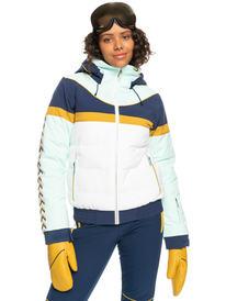 6 Peak Chic Insulated 2022 - Funktionelle Schneejacke für Frauen Blau ERJTJ03379 Roxy