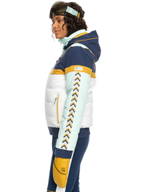7 Peak Chic Insulated 2022 - Funktionelle Schneejacke für Frauen Blau ERJTJ03379 Roxy