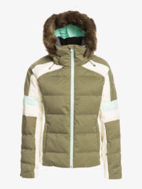 9 Snow Blizzard 2022 - Veste de snow isolante pour Femme Beige ERJTJ03382 Roxy