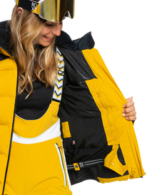 6 Snow Blizzard - Veste de snow isolante pour Femme Jaune ERJTJ03382 Roxy