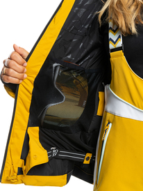 7 Snow Blizzard - Veste de snow isolante pour Femme Jaune ERJTJ03382 Roxy