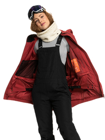 11 Stated WarmLink Snow Jacket Red ERJTJ03386 Roxy