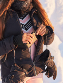 3 Dusk WarmLink Insulated Snow Jacket Black ERJTJ03389 Roxy
