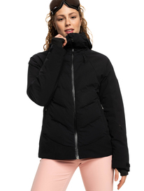 8 Dusk WarmLink Insulated Snow Jacket Black ERJTJ03389 Roxy