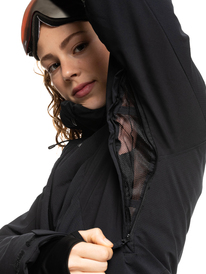 11 Dusk WarmLink Insulated Snow Jacket Black ERJTJ03389 Roxy