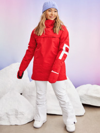 1 Chloe Kim Overhead - Geïsoleerd Snowjack voor Dames Red ERJTJ03390 Roxy