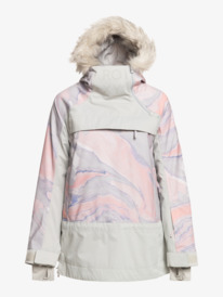 15 Chloe Kim Overhead - Isolierte Schneejacke für Frauen  ERJTJ03390 Roxy