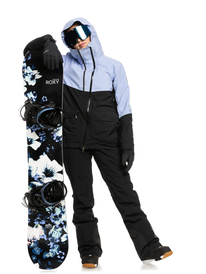 12 GORE-TEX® Stretch Pure Lines Insulated Snow Jacket Purple ERJTJ03397 Roxy