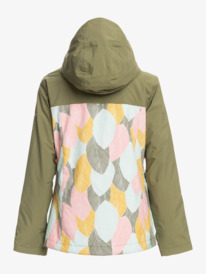 9 Galaxy Print Block - Veste de snow technique pour Femme Beige ERJTJ03402 Roxy