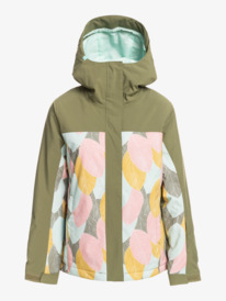 8 Galaxy Print Block - Veste de snow technique pour Femme Beige ERJTJ03402 Roxy
