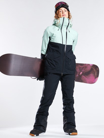 8 GORE-TEX® Stretch Purelines - Funktionelle Schneejacke für Frauen Grün ERJTJ03404 Roxy