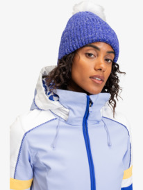 8 Peak Chic Technical Softshell Snow Jacket Purple ERJTJ03408 Roxy