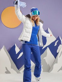 5 Snowblizzard - Technical Snow Jacket for Women White ERJTJ03412 Roxy