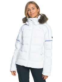 6 Snowblizzard - Technical Snow Jacket for Women White ERJTJ03412 Roxy