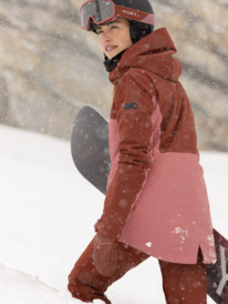 2 Stated - Technisch Snowjack voor Dames Brown ERJTJ03413 Roxy