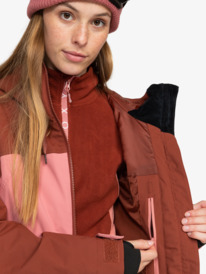 11 Stated - Technisch Snowjack voor Dames Brown ERJTJ03413 Roxy