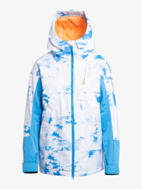 15 Chloe Kim Technical Snow Jacket Blue ERJTJ03414 Roxy
