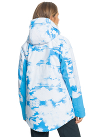 13 Chloe Kim Technical Snow Jacket Blue ERJTJ03414 Roxy