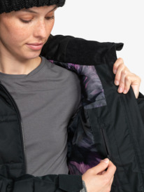 4 Quinn Technical Snow Jacket Black ERJTJ03416 Roxy