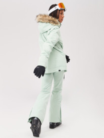 2 Womens Meade Technical Snow Jacket Green ERJTJ03424 Roxy